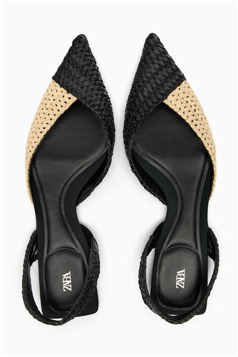 raffia slingback flats.